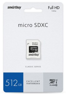 MicroSDXC 512GB Smartbuy Class10
