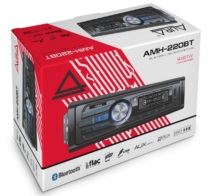 AURA AMH-220BT Линейный выход RCA (2 пары) купить в Краснодаре