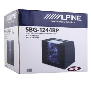 Сабвуфер Alpine SBG 1244BP new